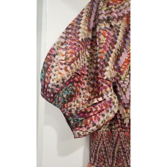 Conditions Apply Anthropologie Plus‎ Size Puff Sleeve Pink Dress Size 20W NWOT - Picture 10 of 16